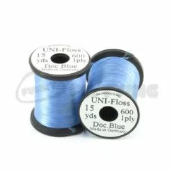 Uni Products UNI Floss - Funky Fly Tying -Eyes & Dumbbells Sales Store UNI Floss Rayon 15yrds Doctor Blue 1