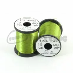 Uni Products UNI Floss - Funky Fly Tying -Eyes & Dumbbells Sales Store UNI Floss Rayon 15yrds Olive