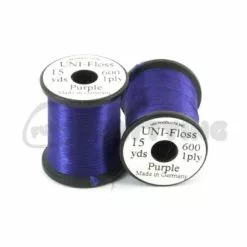 Uni Products UNI Floss - Funky Fly Tying -Eyes & Dumbbells Sales Store UNI Floss Rayon 15yrds Purple 1