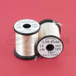 Uni Products UNI Floss - Funky Fly Tying -Eyes & Dumbbells Sales Store UNI Floss Rayon 15yrds Tan