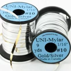 Uni Products UNI Mylar 2-Tone Tinsel - Funky Fly Tying -Eyes & Dumbbells Sales Store UNI Mylar 2 Tone Tinsel 3 1