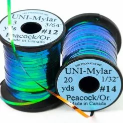 Uni Products UNI Mylar 2-Tone Tinsel - Funky Fly Tying -Eyes & Dumbbells Sales Store UNI Mylar 2 Tone Tinsel 4 1