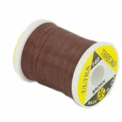 UTC 140 Ultra Thread 100 Yards - Funky Fly Tying -Eyes & Dumbbells Sales Store UTC 140 6 0 Ultra Thread 100 Yards Brown 1