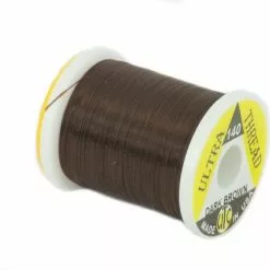 UTC 140 Ultra Thread 100 Yards - Funky Fly Tying -Eyes & Dumbbells Sales Store UTC 140 6 0 Ultra Thread 100 Yards Dark Brown 1
