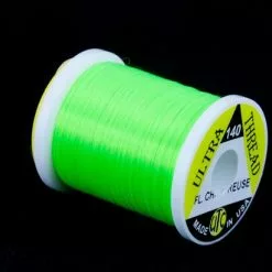 UTC 140 Ultra Thread 100 Yards - Funky Fly Tying -Eyes & Dumbbells Sales Store UTC 140 6 0 Ultra Thread 100 Yards Fl Chartereuse 1