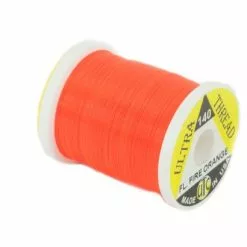 UTC 140 Ultra Thread 100 Yards - Funky Fly Tying -Eyes & Dumbbells Sales Store UTC 140 6 0 Ultra Thread 100 Yards Fl Fire Orange