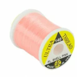 UTC 140 Ultra Thread 100 Yards - Funky Fly Tying -Eyes & Dumbbells Sales Store UTC 140 6 0 Ultra Thread 100 Yards Fl Shell Pink