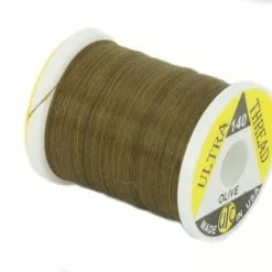 UTC 140 Ultra Thread 100 Yards - Funky Fly Tying -Eyes & Dumbbells Sales Store UTC 140 6 0 Ultra Thread 100 Yards Olive 1