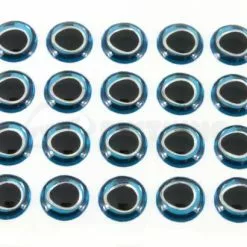 Funky Ultra 3D Blue/Silver Eyes - Funky Fly Tying -Eyes & Dumbbells Sales Store Ultra 3D Blue Silver Eyes 1