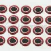 Funky Ultra 3D Holographic Red/White Eyes - Funky Fly Tying -Eyes & Dumbbells Sales Store Ultra 3D Holographic Red White Eyes
