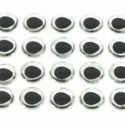 Funky Ultra 3D Holographic Silver Eyes - Funky Fly Tying -Eyes & Dumbbells Sales Store Ultra 3D Holographic Silver Eyes 1