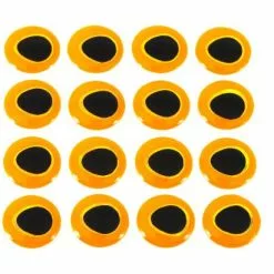 Funky Ultra 3D Hot Orange/Gold Eyes - Funky Fly Tying -Eyes & Dumbbells Sales Store Ultra 3D Hot Orange Gold Eyes 1