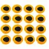 Funky Ultra 3D Hot Orange/Gold Eyes - Funky Fly Tying -Eyes & Dumbbells Sales Store Ultra 3D Hot Orange Gold Eyes