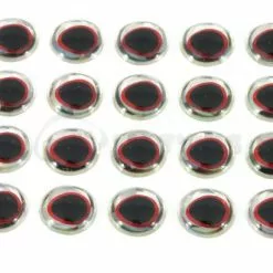 Funky Ultra 3D Silver/Red Eyes - Funky Fly Tying