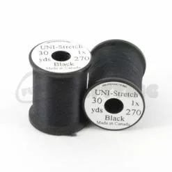 Uni Products Uni Stretch Floss - Funky Fly Tying -Eyes & Dumbbells Sales Store Uni Stretch Floss Black