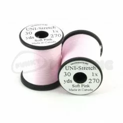 Uni Products Uni Stretch Floss - Funky Fly Tying -Eyes & Dumbbells Sales Store Uni Stretch Floss Soft Pink
