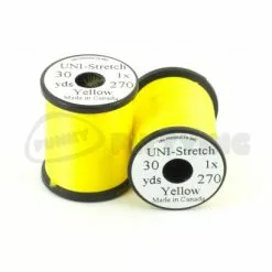 Uni Products Uni Stretch Floss - Funky Fly Tying -Eyes & Dumbbells Sales Store Uni Stretch Floss Yellow