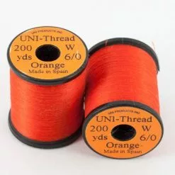 Uni Products Uni Thread 6/0 200 Yards - Funky Fly Tying -Eyes & Dumbbells Sales Store Uni Thread 6 0 200 yards Orange