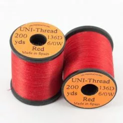 Uni Products Uni Thread 6/0 200 Yards - Funky Fly Tying -Eyes & Dumbbells Sales Store Uni Thread 6 0 200 yards Red