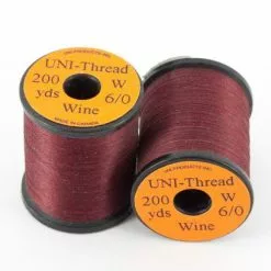 Uni Products Uni Thread 6/0 200 Yards - Funky Fly Tying -Eyes & Dumbbells Sales Store Uni Thread 6 0 200 yards Wine