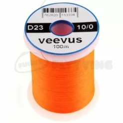 Veevus 10/0 Thread - Funky Fly Tying -Eyes & Dumbbells Sales Store Veevus 10 0 Thread Fluo Orange 1