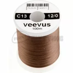 Veevus 12/0 Thread - Funky Fly Tying -Eyes & Dumbbells Sales Store Veevus 12 0 Thread Dark Dun Brown