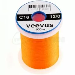 Veevus 12/0 Thread - Funky Fly Tying -Eyes & Dumbbells Sales Store Veevus 12 0 Thread FLuo Orange 1
