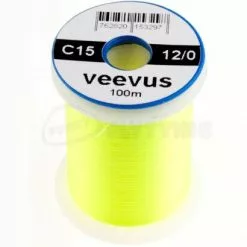 Veevus 12/0 Thread - Funky Fly Tying -Eyes & Dumbbells Sales Store Veevus 12 0 Thread Fluo Yellow Chartreuse 1
