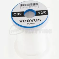 Veevus 12/0 Thread - Funky Fly Tying -Eyes & Dumbbells Sales Store Veevus 12 0 Thread White 1