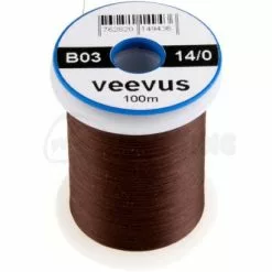 Veevus 14/0 Thread - Funky Fly Tying 71 Veevus 14/0 Thread - Funky Fly Tying -Eyes & Dumbbells Sales Store Veevus 14 0 Thread Dark Brown 1