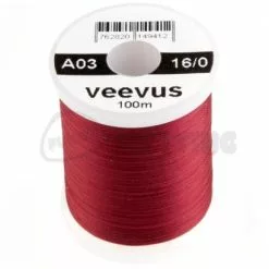 Veevus 16/0 Thread - Funky Fly Tying -Eyes & Dumbbells Sales Store Veevus 16 0 Thread Claret 1