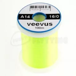 Veevus 16/0 Thread - Funky Fly Tying -Eyes & Dumbbells Sales Store Veevus 16 0 Thread Fluo Yellow Chartreuse