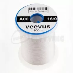 Veevus 16/0 Thread - Funky Fly Tying -Eyes & Dumbbells Sales Store Veevus 16 0 Thread Light Grey 1