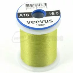 Veevus 16/0 Thread - Funky Fly Tying -Eyes & Dumbbells Sales Store Veevus 16 0 Thread Light Olive 1