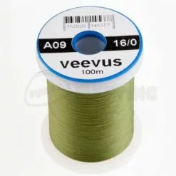 Veevus 16/0 Thread - Funky Fly Tying -Eyes & Dumbbells Sales Store Veevus 16 0 Thread Olive 1