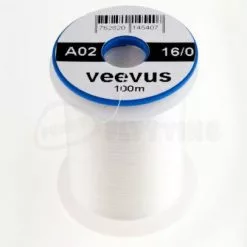 Veevus 16/0 Thread - Funky Fly Tying -Eyes & Dumbbells Sales Store Veevus 16 0 Thread White 1