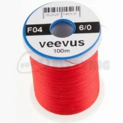 Veevus 6/0 Thread - Funky Fly Tying -Eyes & Dumbbells Sales Store Veevus 6 0 Thread Red 1
