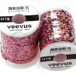 Veevus Holographic Tinsel - Funky Fly Tying -Eyes & Dumbbells Sales Store Veevus Holographic Tinsel 18 1