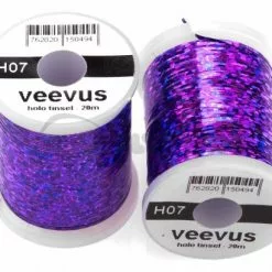 Veevus Holographic Tinsel - Funky Fly Tying -Eyes & Dumbbells Sales Store Veevus Holographic Tinsel 7 1