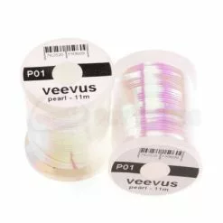 Veevus Pearl Tinsel - Funky Fly Tying