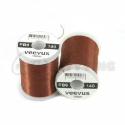 Veevus Power Thread 140. - Funky Fly Tying -Eyes & Dumbbells Sales Store Veevus Power Thread 140 Brown