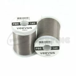 Veevus Power Thread 140. - Funky Fly Tying -Eyes & Dumbbells Sales Store Veevus Power Thread 140 Grey 1