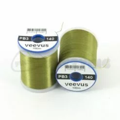 Veevus Power Thread 140. - Funky Fly Tying -Eyes & Dumbbells Sales Store Veevus Power Thread 140 Olive