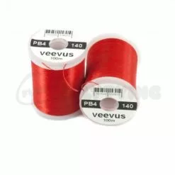 Veevus Power Thread 140. - Funky Fly Tying -Eyes & Dumbbells Sales Store Veevus Power Thread 140 Red