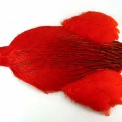 Whiting 4 B's Rooster Cape - Funky Fly Tying -Eyes & Dumbbells Sales Store Whiting 4B Rooster Neck Cape Dyed 2 1