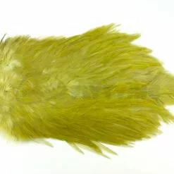 Whiting 4 B's Rooster Saddle - Funky Fly Tying -Eyes & Dumbbells Sales Store Whiting 4B Rooster Saddle Capes Dyed Olive 1