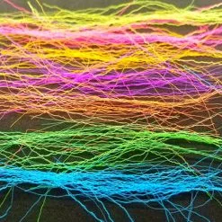 Hareline Electric Ripple Ice Fibre - Funky Fly Tying -Eyes & Dumbbells Sales Store erip 1