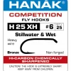 Hanak H25X Stillwater And Wet Hook - Funky Fly Tying -Eyes & Dumbbells Sales Store fly tying hook hanak competition stillwater wet h25xh 10