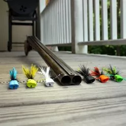 Fish Skull Flymen Surface Seducer Double Barrel Popper Bodies - Funky Fly Tying -Eyes & Dumbbells Sales Store shotgun DB group